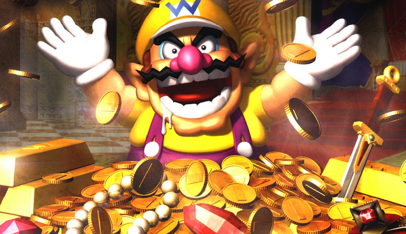 Above: Wario, as depicted on the boxart for 2003's Wario World.